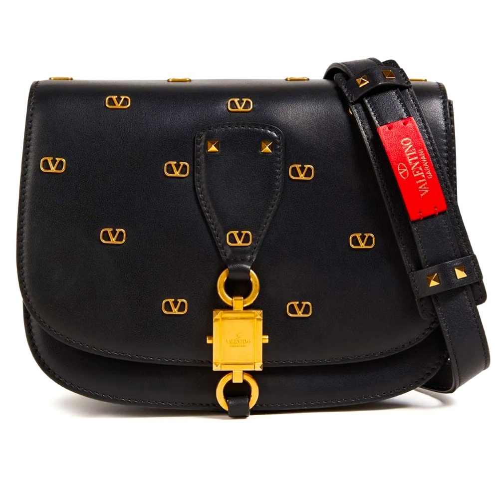 🔥VALENTINO GARAVANI🔥 💯AUTHENTIC💯 
VLOGO leather shoulder bag